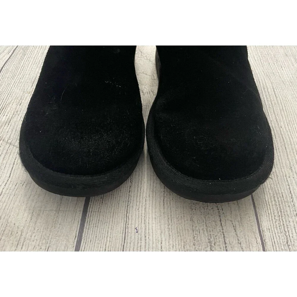 Black Ugg Uggs Koolaburra Little Girl Toddler Winter Boots, Size Youth 12